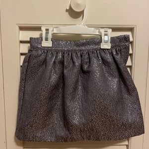 SOLD Janie & Jack Silver Shimmer Skirt Size 5
